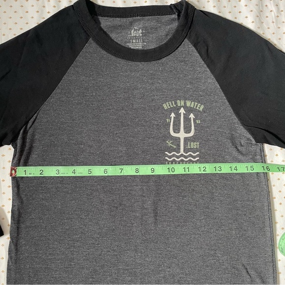 Lost Enterprises "Hell on Water" raglan t-shirt size small - Picture 4 of 5